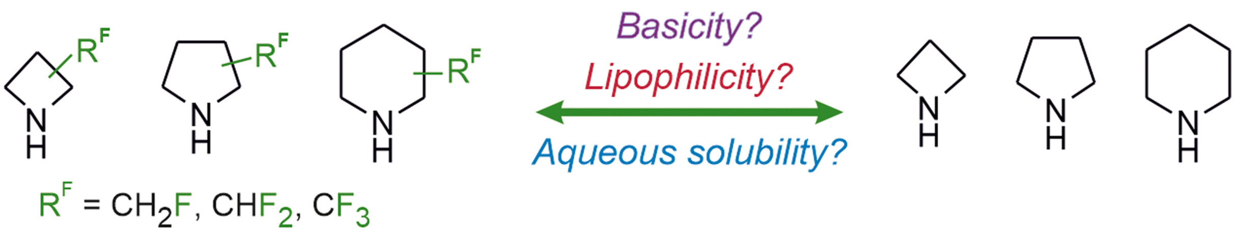 Melnykov, K. P.; Tavlui, O.; Skreminskiy, A.; Kuchkovska, Y. O.; Grygorenko, O. O. Impact of fluoroalkyl substituents on physicochemical properties of saturated heterocyclic amines