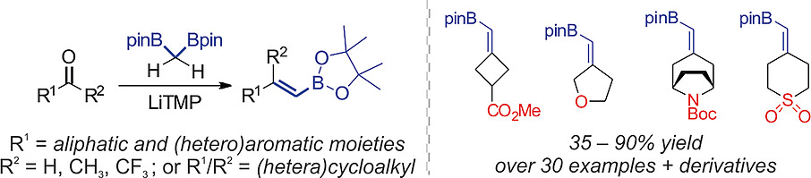 The Boron-Wittig Olefination of Aldehydes and Ketones with Bis[(pinacolato)boryl]methane: an Extended Reaction Scope