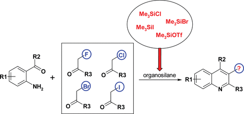 3-Haloquinolines by Friedländer reaction of α-haloketones